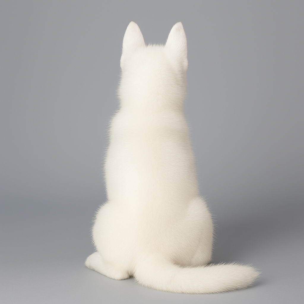 Full White Siberian Husky Puppy